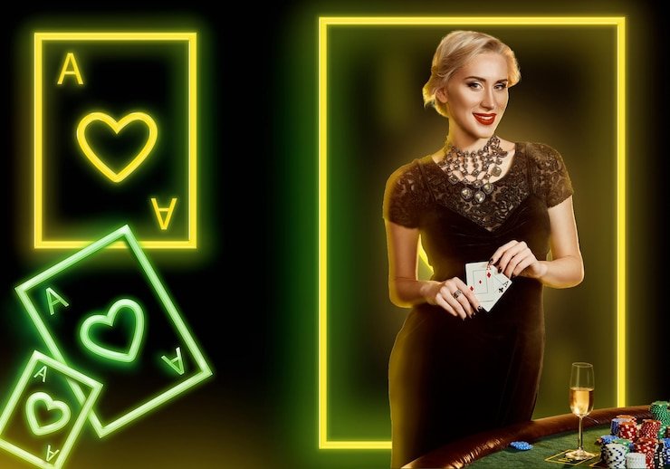 Studio live dealer Speed Baccarat dengan setup multi-kamera profesional